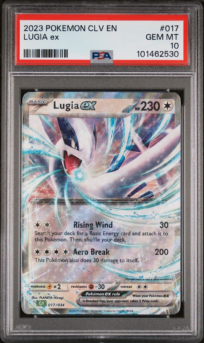 2023 Pokemon Clv-trading Card Game Classic Venusaur & Lugia Ex Deck 017 Lugia Ex PSA