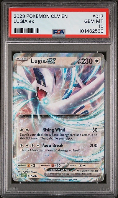 2023 Pokemon Clv-trading Card Game Classic Venusaur & Lugia Ex Deck 017 Lugia Ex PSA