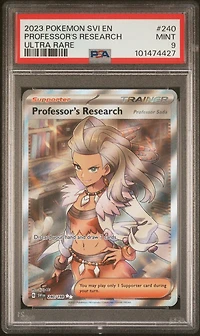 2023 Pokemon Svi En-scarlet & Violet Professor's Research Ultra Rare PSA