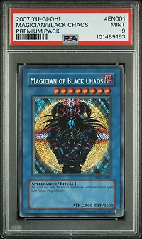 2007 Yu-gi-oh! Premium Pack En001 Magician Of Black Chaos PSA