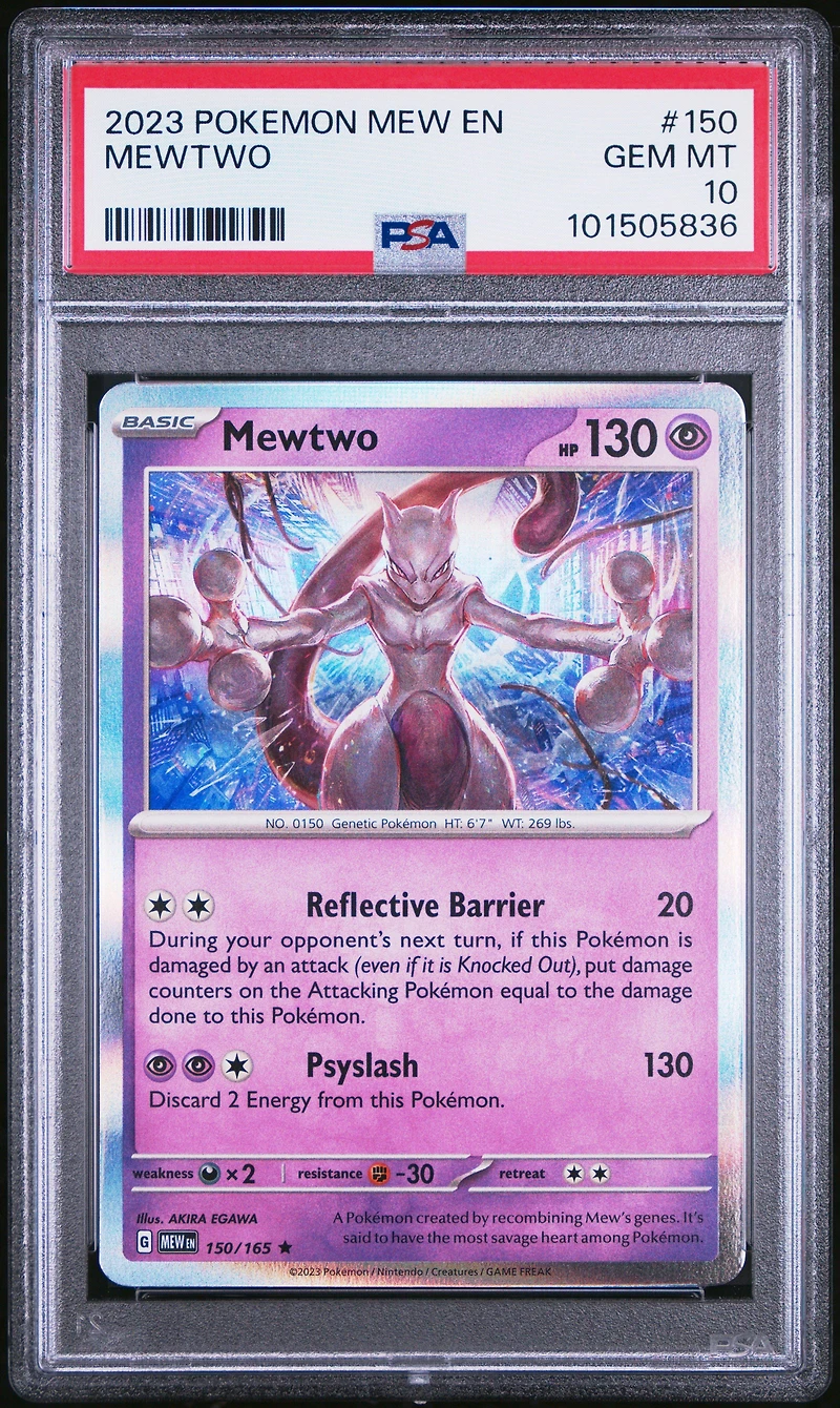 2023 Pokemon Mew En-151 150 Mewtwo PSA