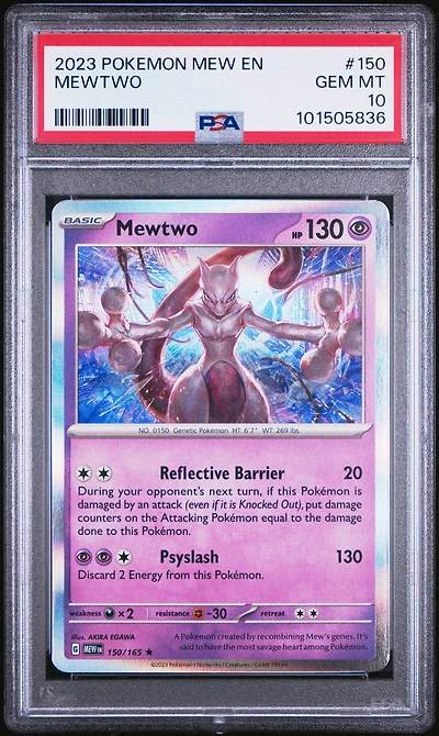 2023 Pokemon Mew En-151 150 Mewtwo PSA