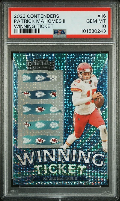 2023 Panini Contenders Winning Ticket 16 Patrick Mahomes Ii PSA 10