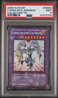 2006 Yu-gi-oh! Collectors Tin En004 Elemental Hero Shining Flare Wingman PSA 9