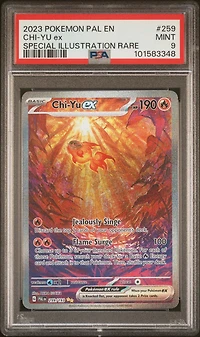 2023 Pokemon Pal En-paldea Evolved 259 Chi-yu Ex Special Illustration Rare PSA