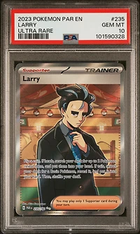 2023 Pokemon Par En-paradox Rift 235 Larry Ultra Rare PSA