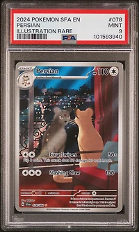 2024 Pokemon Sfa En-shrouded Fable 078 Persian Illustration Rare PSA