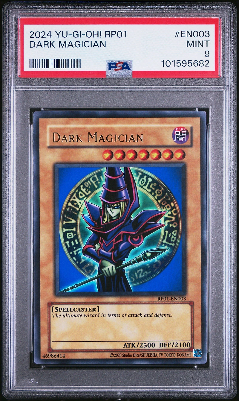 2024 Yu-gi-oh! Rp01-retro Pack En003 Dark Magician PSA 9