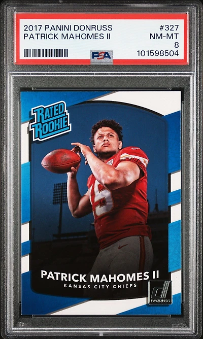 2017 Panini Donruss 327 Patrick Mahomes Ii PSA