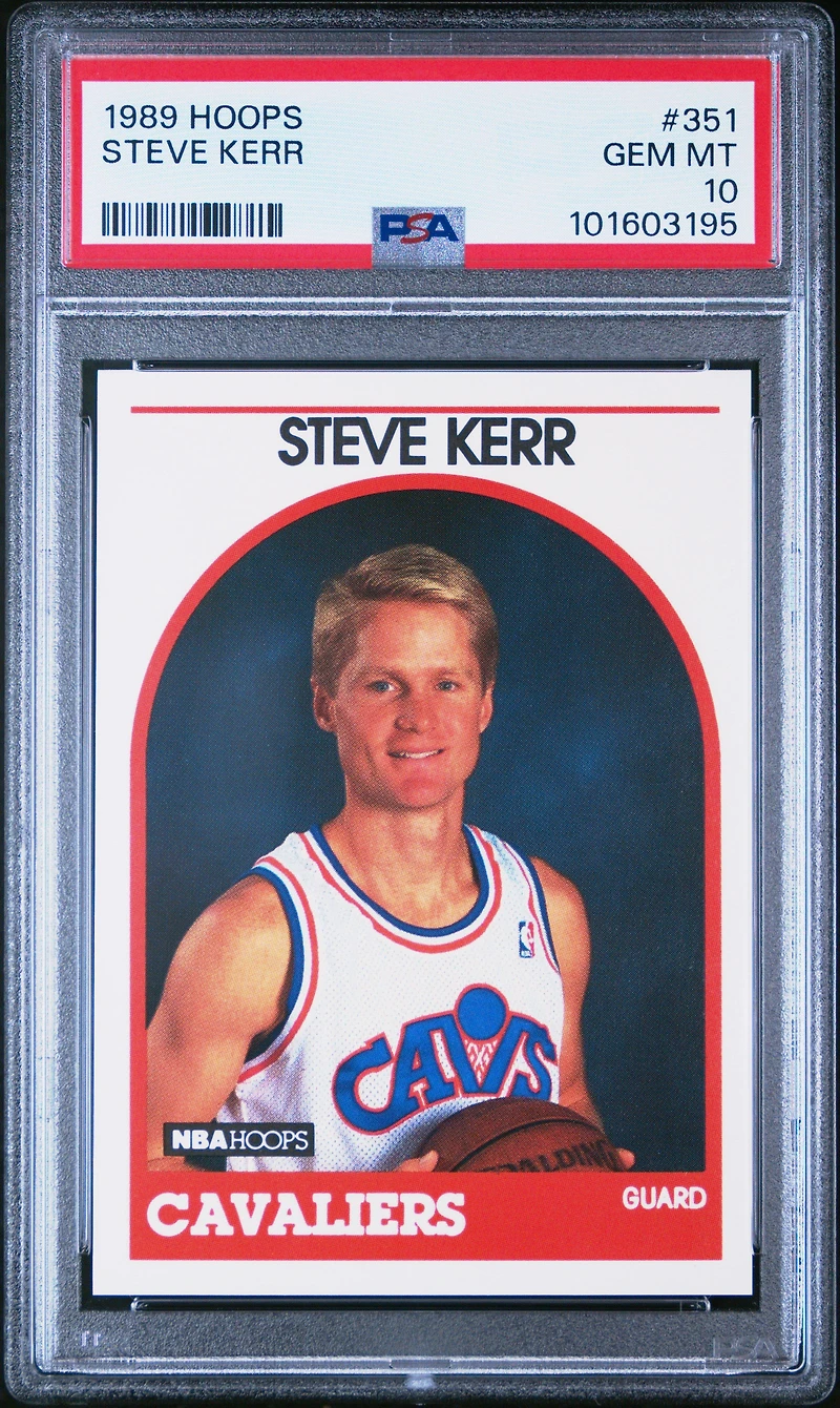 1989 Hoops 351 Steve Kerr PSA 10