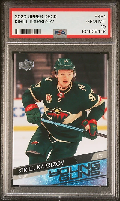 2020 Upper Deck 451 Kirill Kaprizov PSA