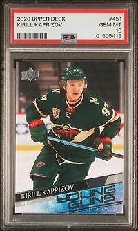 2020 Upper Deck 451 Kirill Kaprizov PSA