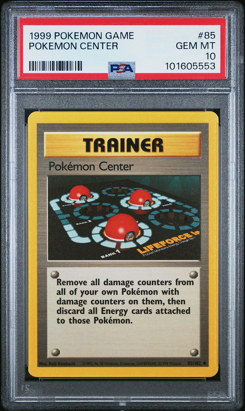 1999 Pokemon Game 85 Pokemon Center PSA