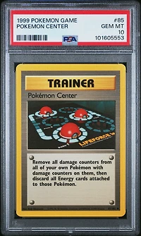 1999 Pokemon Game 85 Pokemon Center PSA