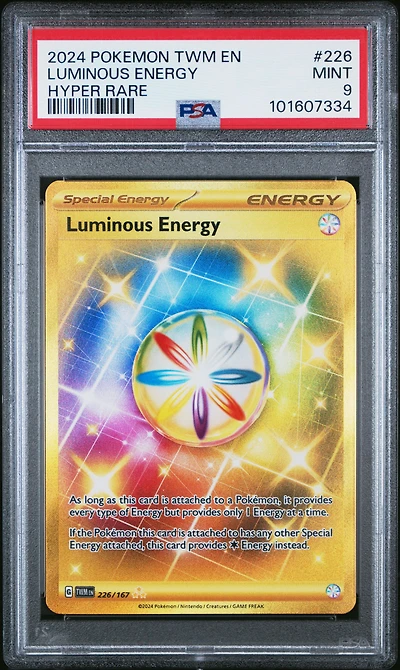 2024 Pokemon Twm En-twilight Masquerade 226 Luminous Energy Hyper Rare PSA