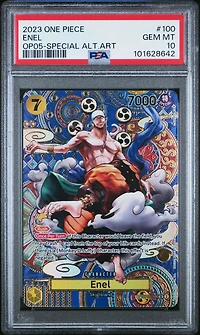 2023 One Piece Awakening Of The New Era 100 Enel Special Alternate Art PSA 10