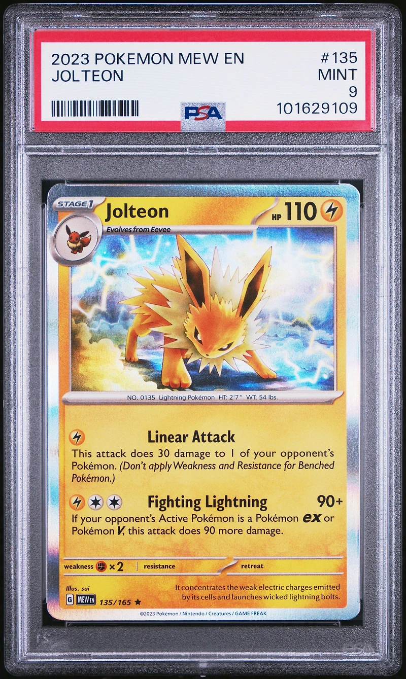 2023 Pokemon Mew En-151 135 Jolteon PSA