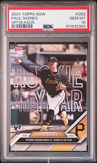 2024 Topps Now Offseason Os2 Paul Skenes PSA 10