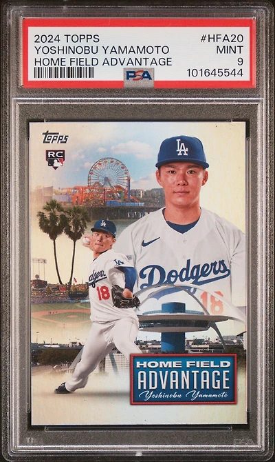 2024 Topps Home Field Advantage Hfa20 Yoshinobu Yamamoto PSA