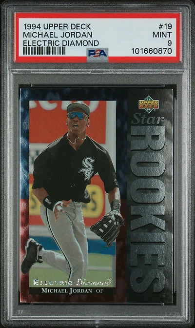 1994 Upper Deck 19 Michael Jordan Electric Diamond PSA 9