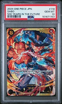 2024 One Piece Japanese 500 Years In The Future 118 Sabo PSA 10