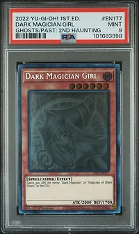 2022 Yu-gi-oh! Gfp2-ghosts From The Past: The 2nd Haunting En177 Dark Magician Girl 1st Edition PSA 9