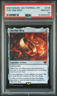 2023 Magic The Gathering Tales Of Middle-earth 246 The One Ring PSA