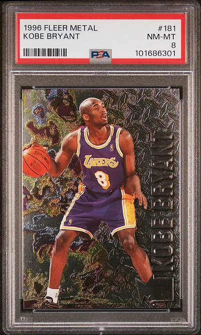 1996 Metal 181 Kobe Bryant PSA