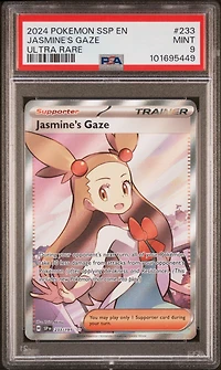 2024 Pokemon Ssp En-surging Sparks 233 Jasmine's Gaze Ultra Rare PSA