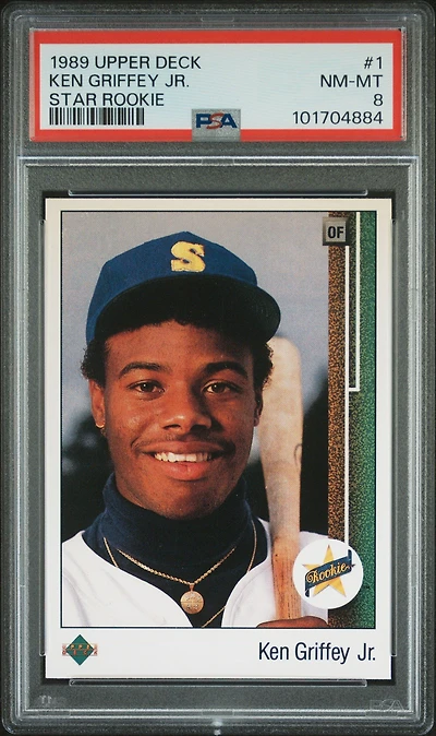 1989 Upper Deck 1 Ken Griffey Jr. Star Rookie PSA