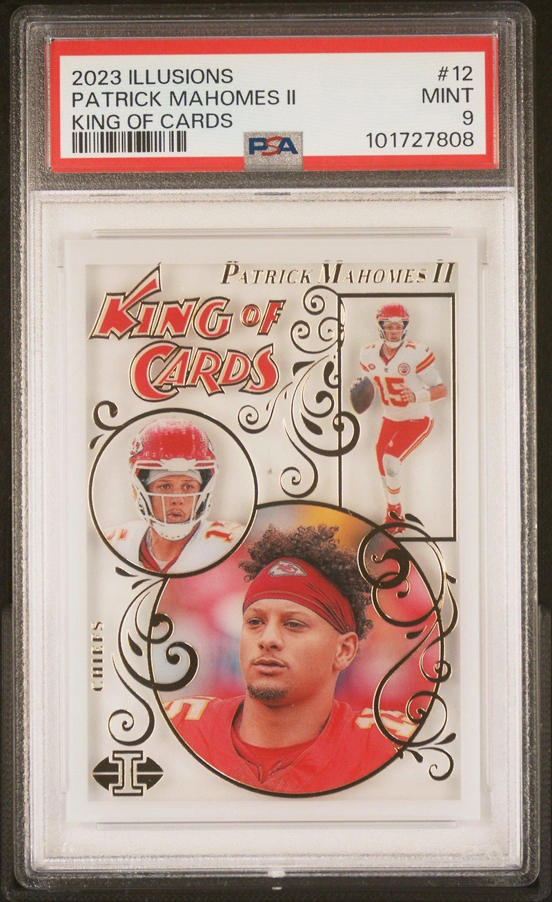 2023 Panini Illusions King Of Cards 12 Patrick Mahomes Ii PSA