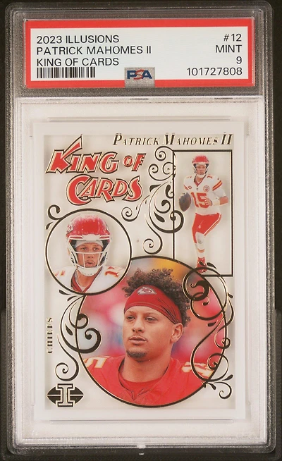 2023 Panini Illusions King Of Cards 12 Patrick Mahomes Ii PSA