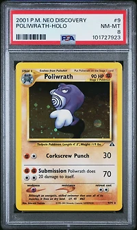 2001 Pokemon Neo Discovery 9 Poliwrath-holo PSA