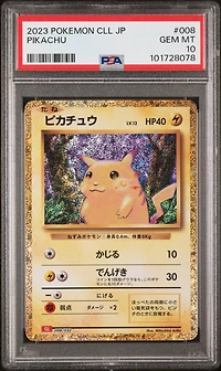 2023 Pokemon Japanese Cll-trading Card Game Classic Charizard & Ho-oh Ex Deck 008 Pikachu PSA