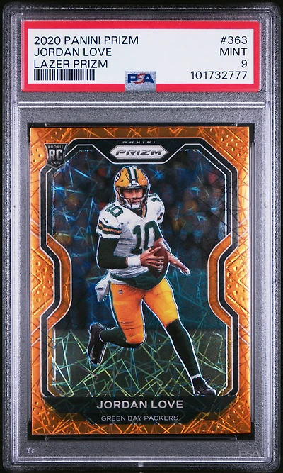 2020 Panini Prizm 363 Jordan Love Lazer Prizm PSA