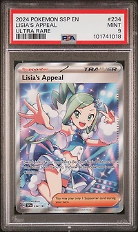 2024 Pokemon Ssp En-surging Sparks 234 Lisia's Appeal Ultra Rare PSA