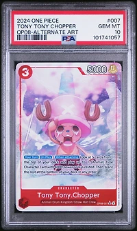 2024 One Piece Two Legends Tony Tony Chopper Alternate Art PSA 10
