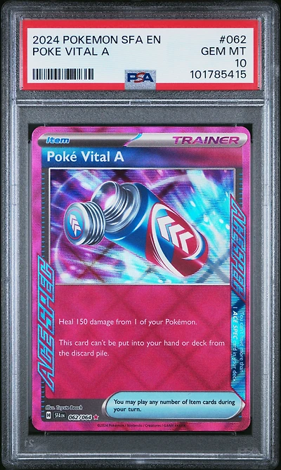 2024 Pokemon Sfa En-shrouded Fable 062 Poke Vital A PSA