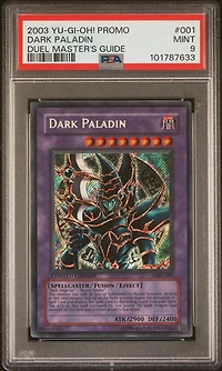 2003 Yu-gi-oh! Promo 001 Dark Paladin Duel Master's Guide PSA