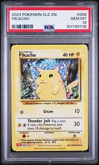 2023 Pokemon Clc-trading Card Game Classic Charizard & Ho-oh Ex Deck 008 Pikachu PSA