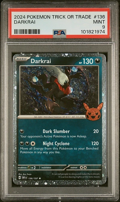 2024 Pokemon Trick Or Trade 136 Darkrai PSA