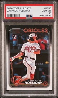 2024 Topps Update Us50 Jackson Holliday PSA 10
