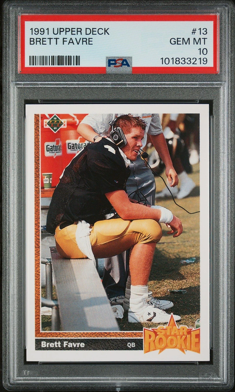 1991 Upper Deck 13 Brett Favre PSA
