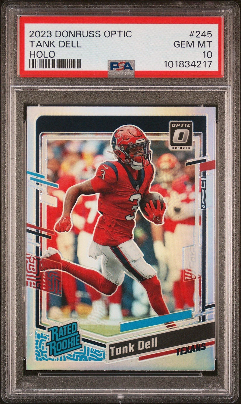2023 Panini Donruss Optic 245 Tank Dell Holo PSA 10