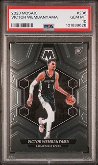 2023 Panini Mosaic 238 Victor Wembanyama PSA 10