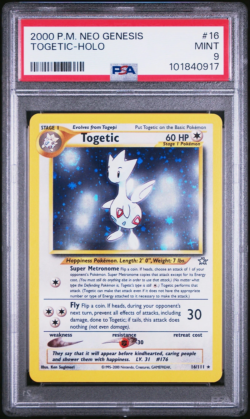 2000 Pokemon Neo Genesis 16 Togetic-holo PSA