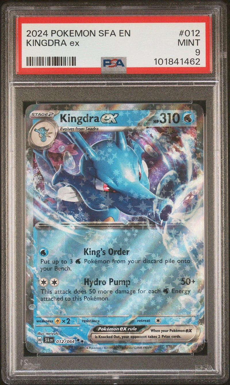 2024 Pokemon Sfa En-shrouded Fable 012 Kingdra Ex PSA