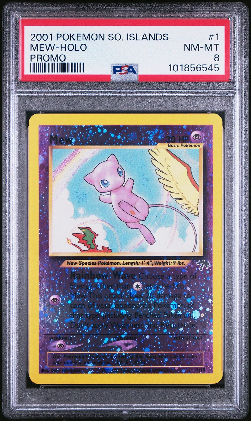 2001 Pokemon Southern Islands Promo 1 Mew-holo PSA