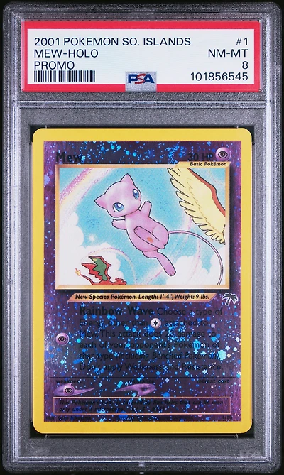 2001 Pokemon Southern Islands Promo 1 Mew-holo PSA