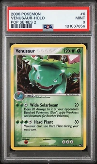 2006 Pokemon Pop Series 2 6 Venusaur-holo PSA